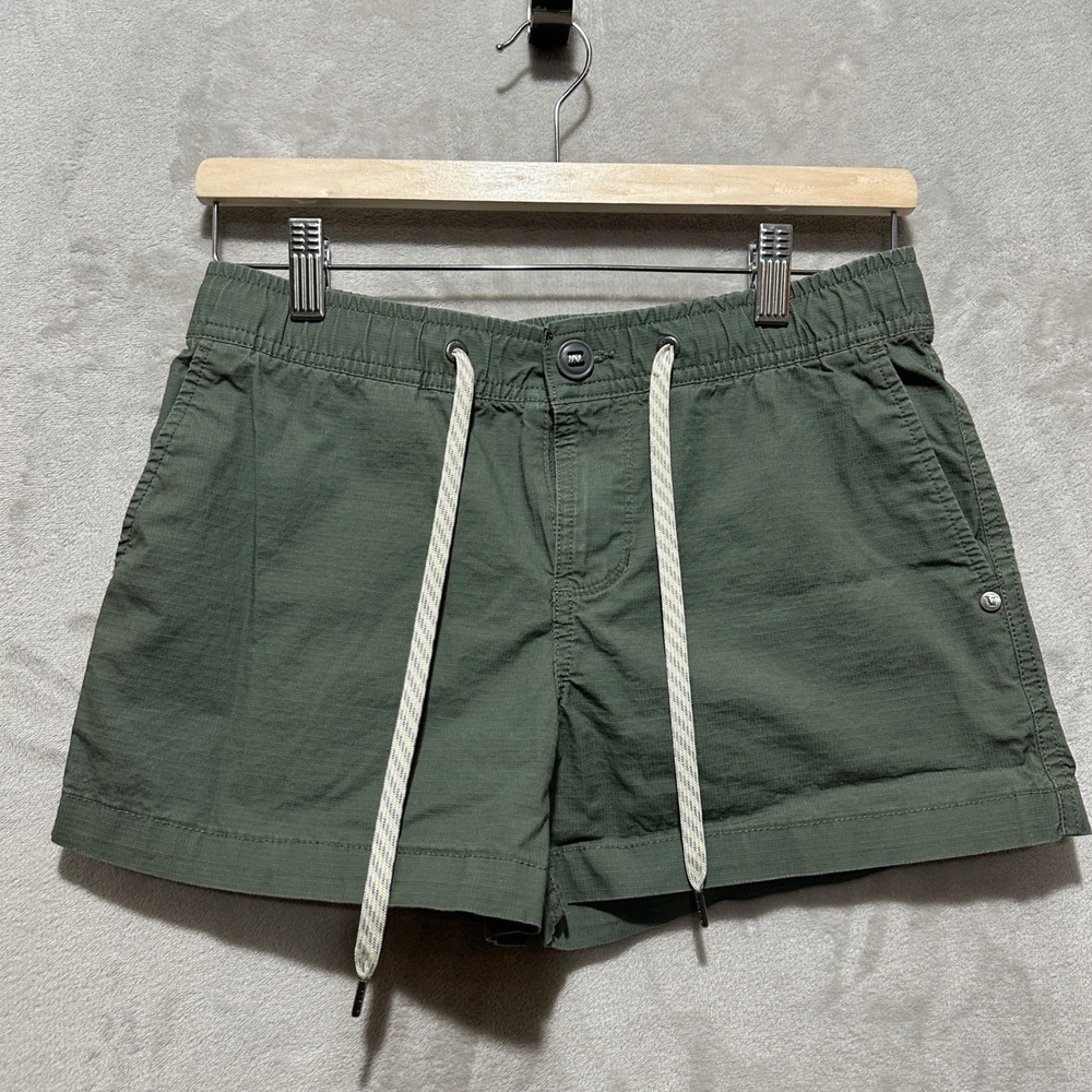 Vuori Ripstop Short Womens XS Army Green VW364 Hiking Athletic Outdoor